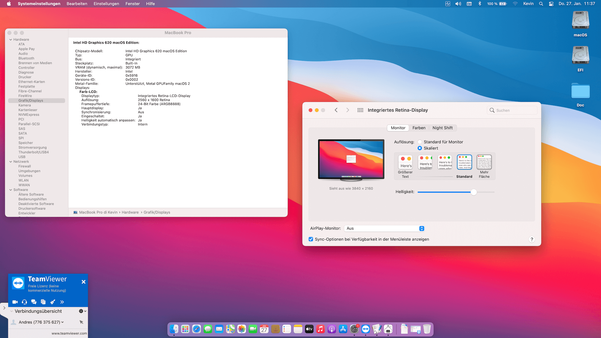 Lenovo Thinkpad T570 4K 6th Dual Battery [KabyLake   Intel HD 620 + SMBUS]   OpenCore 7